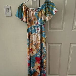 Maxi Hawaiian Dress